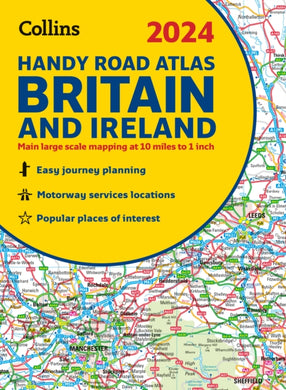 2024 Collins Handy Road Atlas Britain and Ireland : A5 Spiral-9780008597610