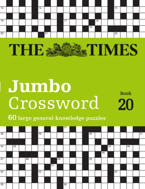 The Times 2 Jumbo Crossword Book 20 : 60 Large General-Knowledge Crossword Puzzles-9780008673215