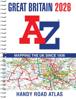 Great Britain A-Z Handy Road Atlas 2026 (A5 Spiral)-9780008719180