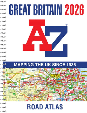 Great Britain A-Z Road Atlas 2026 (A4 Spiral)-9780008719197