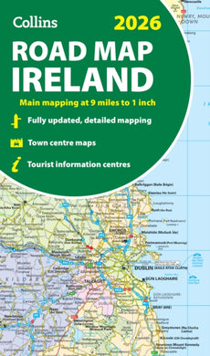 2026 Collins Road Map of Ireland : Folded Map-9780008719241