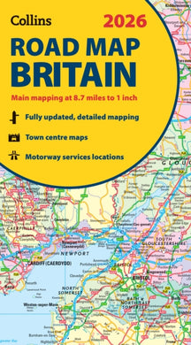 2026 Collins Road Map of Britain : Folded Map-9780008719258