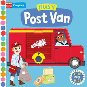 Busy Post Van : A Push, Pull and Slide Book-9781035008322