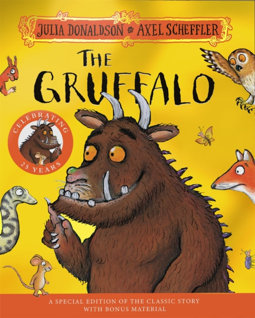 The Gruffalo 25th Anniversary Edition : with a shiny gold foil cover and fun Gruffalo activities to make and do!-9781035028399