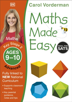 Maths Made Easy: Advanced, Ages 9-10 (Key Stage 2) : Supports the National Curriculum, Maths Exercise Book-9781409344834