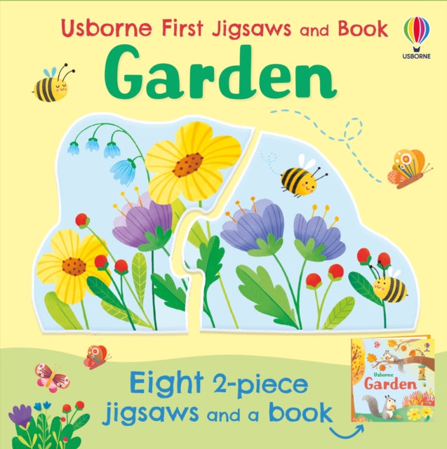 Usborne First Jigsaws And Book: Garden-9781474998048