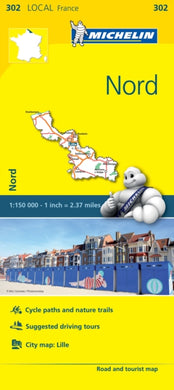 Nord - Michelin Local Map 302 : Map-9782067209923