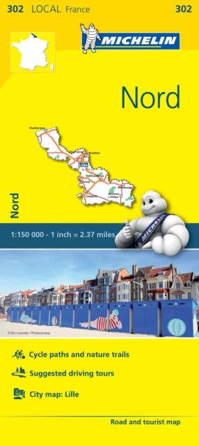 Nord - Michelin Local Map 302 : Map-9782067209923