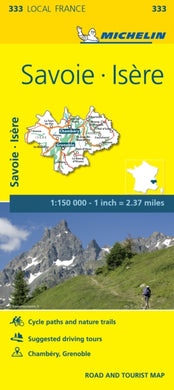 Isere, Savoie - Michelin Local Map 333 : Map-9782067210554