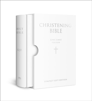 HOLY BIBLE: King James Version (KJV) White Compact Christening Edition-9780007166336