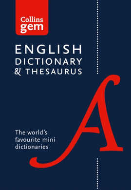 Collins English Dictionary and Thesaurus Gem Edition : Two Books-in-One Mini Format-9780008141714