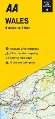 Road Map Wales : 6-9780749582852