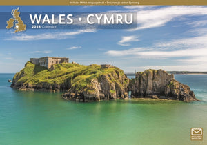 Wales A4 Calendar 2024-9781529831627
