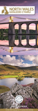 North Wales Slim Calendar 2024-9781529837049