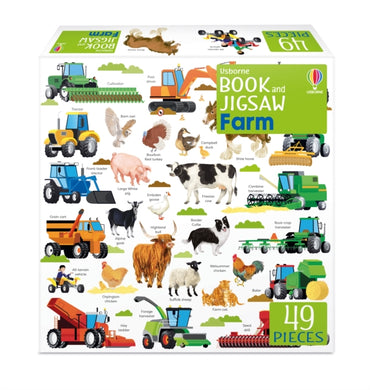 Usborne Book and Jigsaw Farm-9781803704838