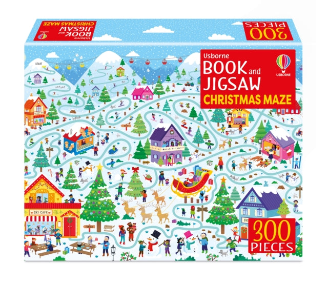 Usborne Book and Jigsaw Christmas Maze-9781803705057
