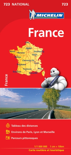France - Booklet Format National Map 723-9782067218680